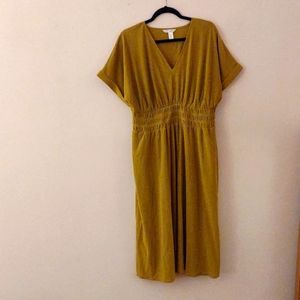 NWT London Times olive green midi/maxi dress, size 14P